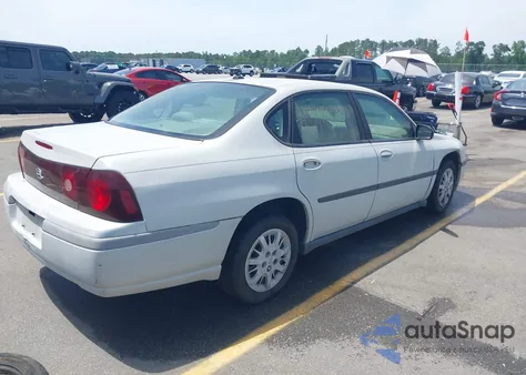 2003 Chevrolet Impala из США, поврежденный, VIN 2G1WF52E639134397